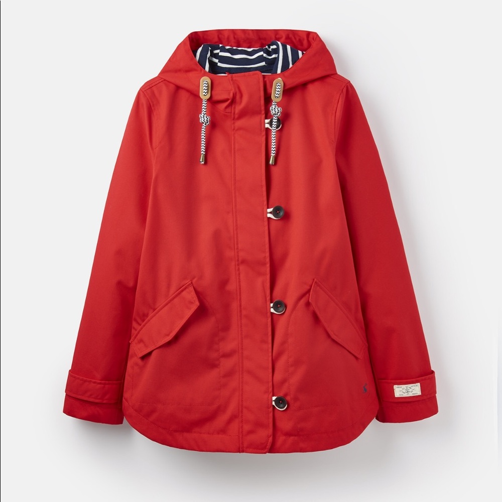 Joules Raincoat in Red! Size 6